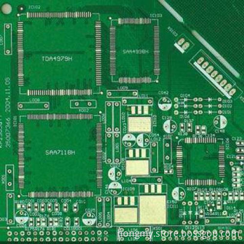 Multi-layer PCB with Red Solder Mask and 0.2 to 3.2mm Finished Board Thickness